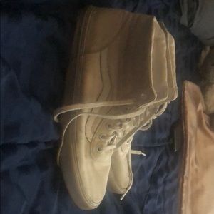 White High Top Vans
